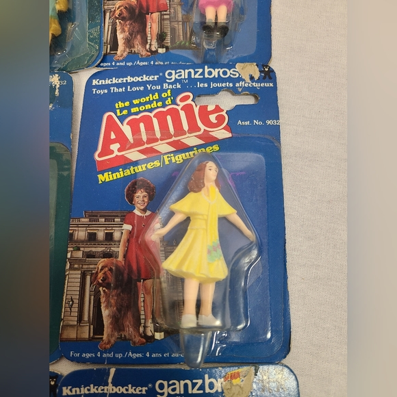Set Of 9 1982 The World Of Annie Miniatures Knickerbocker - Picture 7 of 14